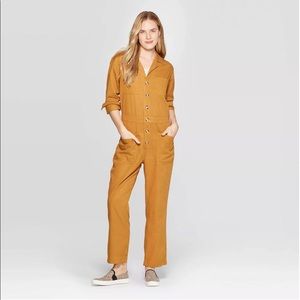 mustard yellow nwot boilersuit